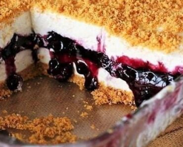 no-bake blueberry cheesecake