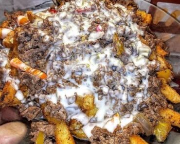 Philly steak cheese fries