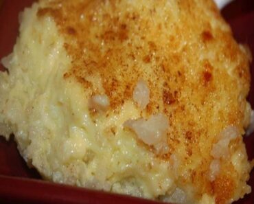 old fashioned rice pudding