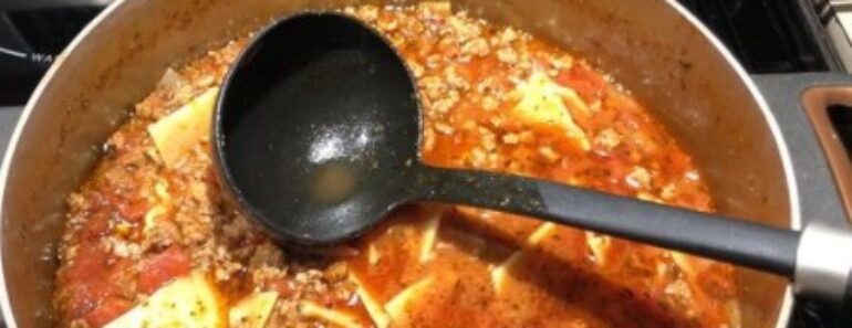 Hearty Lasagna Soup