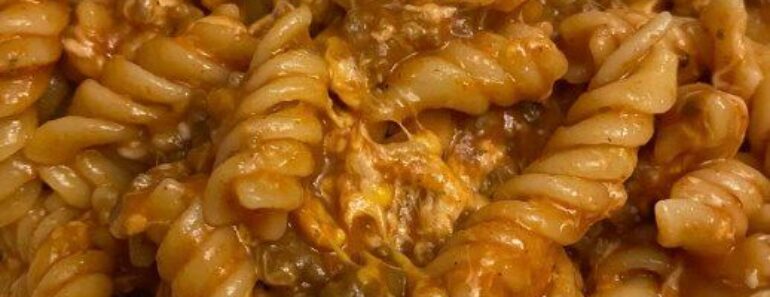 Sloppy Joe Rotini Casserole