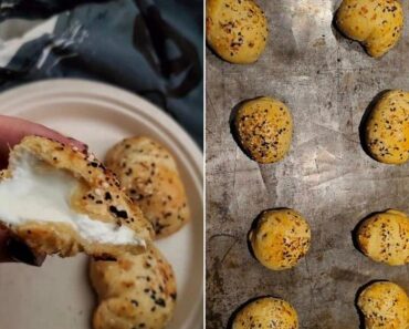 Everything Bagel Cream Cheese-Stuffed Croissants Recipe