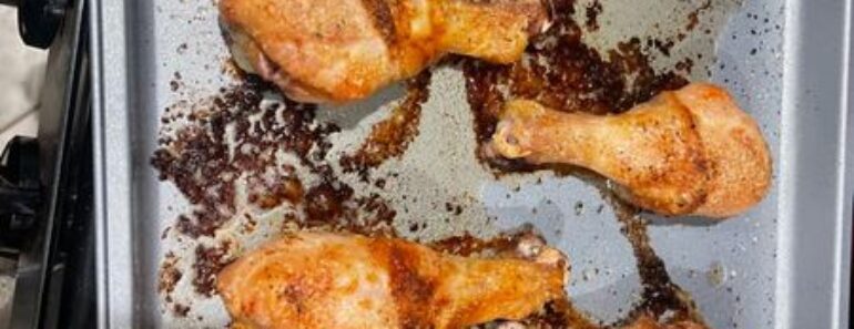 Garlic Butter Baked Chicken Legs