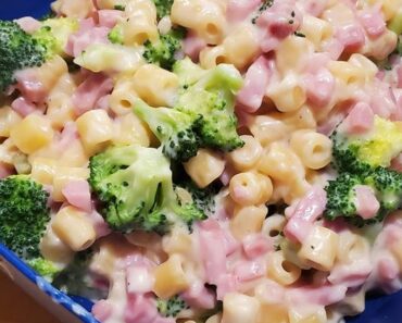 Ham, Broccoli, and Cheddar Pasta Recipe