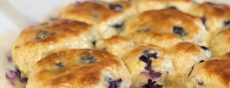 Blueberry Biscuits