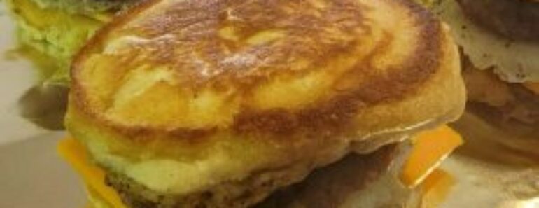 Pancake Breakfast Sandwiches