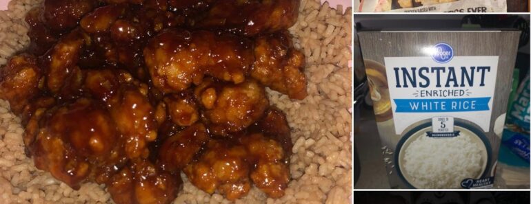 Orange Chicken and Rice