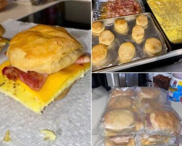Cheese Biscuit Breakfast Sandwiches