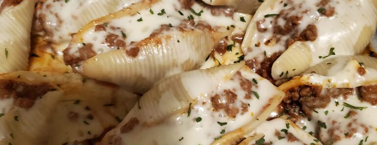 Giant Stuffed Pasta Shells