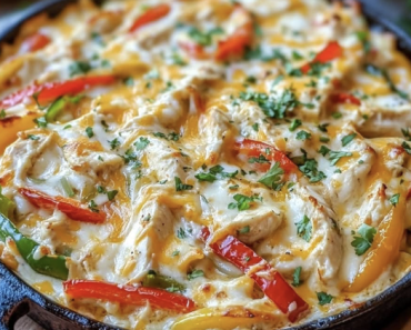 Cheesy Fajita Chicken Casserole