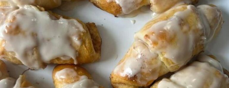 Cinnamon Roll Crescent Rolls