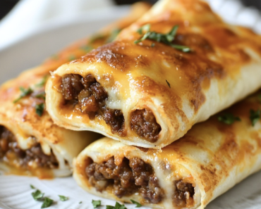 Cheesy Beefy Roll-Ups