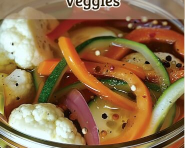 Crunchy Tangy Pickled Veggies Recipe