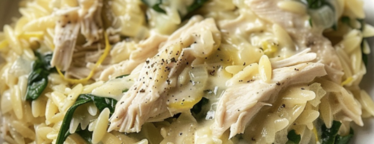 Lemon Chicken Orzo