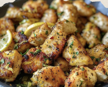 lemon garlic chicken bites