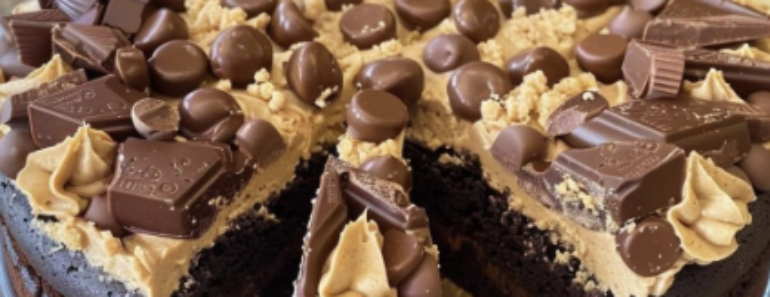 Chocolate Peanut Butter Earthquake Cake Recipe