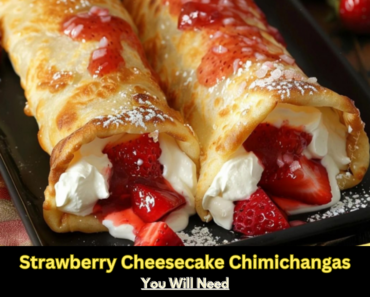 Strawberry Cheesecake Chimichangas