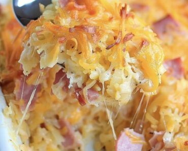 Ham and Cheese Hash Brown Casserole