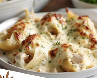 Chicken Alfredo Stuffed Shells