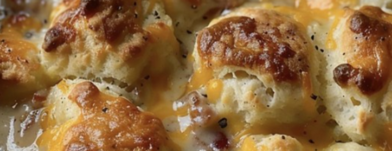 Chicken Bubble Biscuit Bake