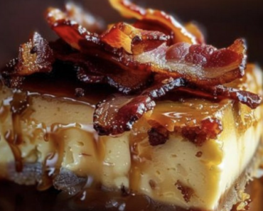 Bacon Bourbon Caramel Cheesecake