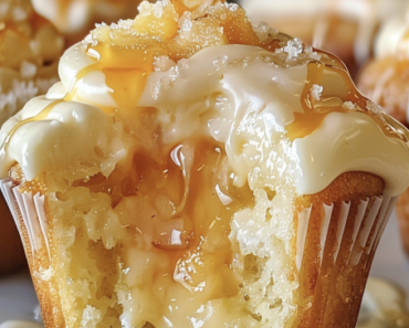 Honey Peach Cream Cheese Cupcakes