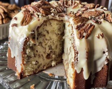 Butter Cream Pecan Pound Cake