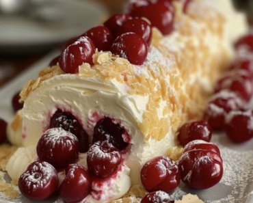 Cherry Cheesecake Cake Roll