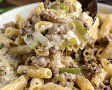 Philly Cheesesteak Pasta