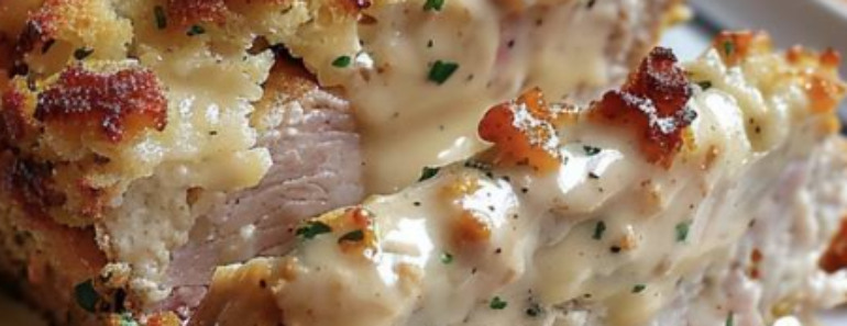 Chicken Cordon Bleu Meatloaf