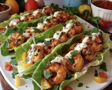 Taco Shrimp Lettuce Wraps