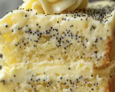 Lemon Poppy Seed Pudding Cake