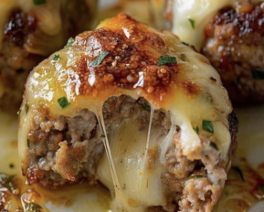 Cheesy Stuffed Meatloaf Bites