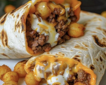 Cheesy Potato Burritos Recipe