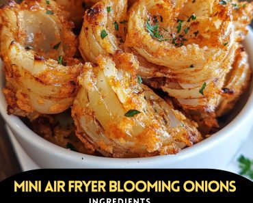 Mini Air Fryer Blooming Onions