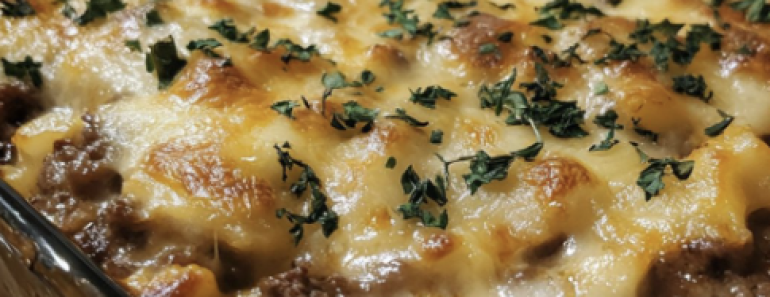 Amish Hamburger Steak Bake