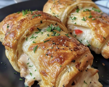 Chicken Stuffed Crescent Rolls