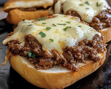 Smokey Sloppy Joe and Provolone