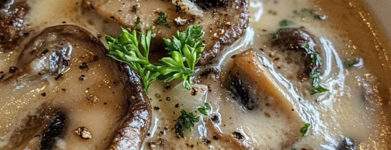 24-Decadent and Creamy Mushroom Soup Recipe
