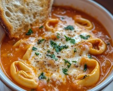 Cozy Slow Cooker Tomato Tortellini Soup recipe