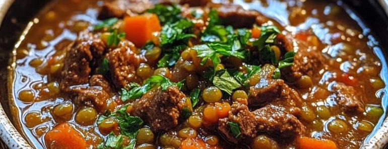 24-Cozy Up with Hearty Beef and Lentil Soup