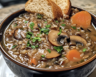 Mushroom Wild Rice Soup Recipe