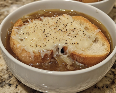 French Onion Soup with Gruyère Cheese