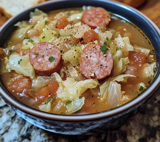 Kielbasa and Cabbage Soup Tnextrecipes