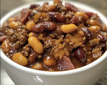 Chuckwagon Beef Bacon Beans Recipe