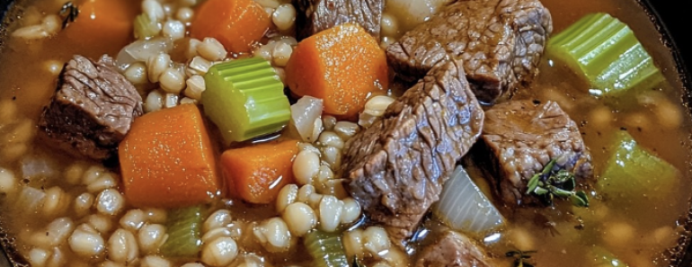 Beef Barley Soup Recipe