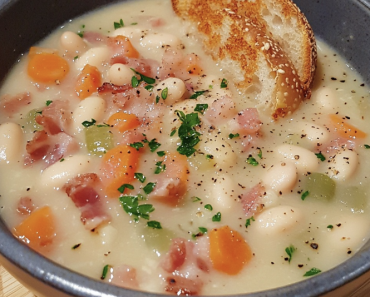 Creamy Bacon and White Bean Soup