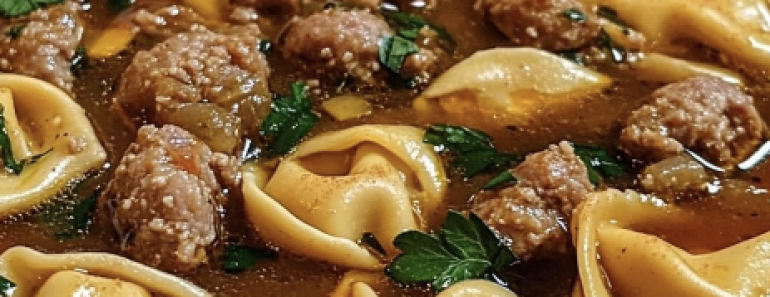 Sausage Tortellini Soup