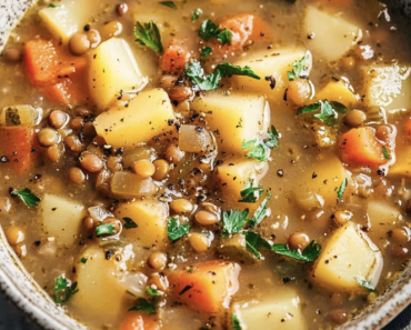 Hearty Lentil and Potato Soup