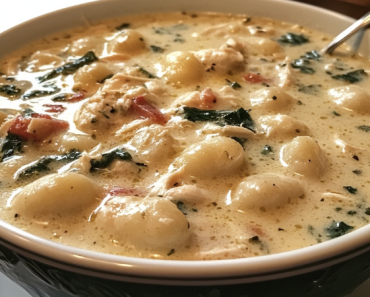 Copycat Olive Garden Chicken Gnocchi Soup